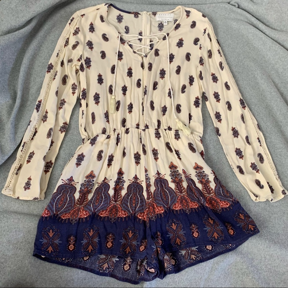 kendall+kylie pacsun long-sleeved romper